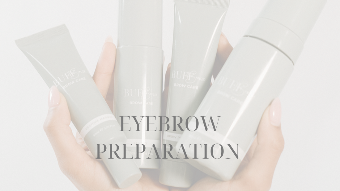 How to prepare eyebrows for Lamination and a Hybrid Stain