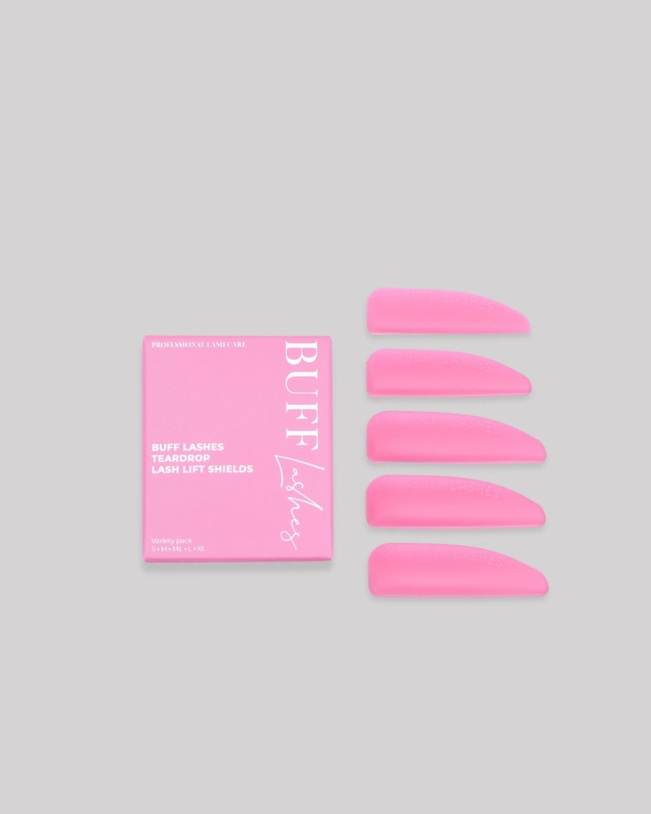 Buff Lashes – Teardrop Lash Lift-Schutzschilde – 10 Stück