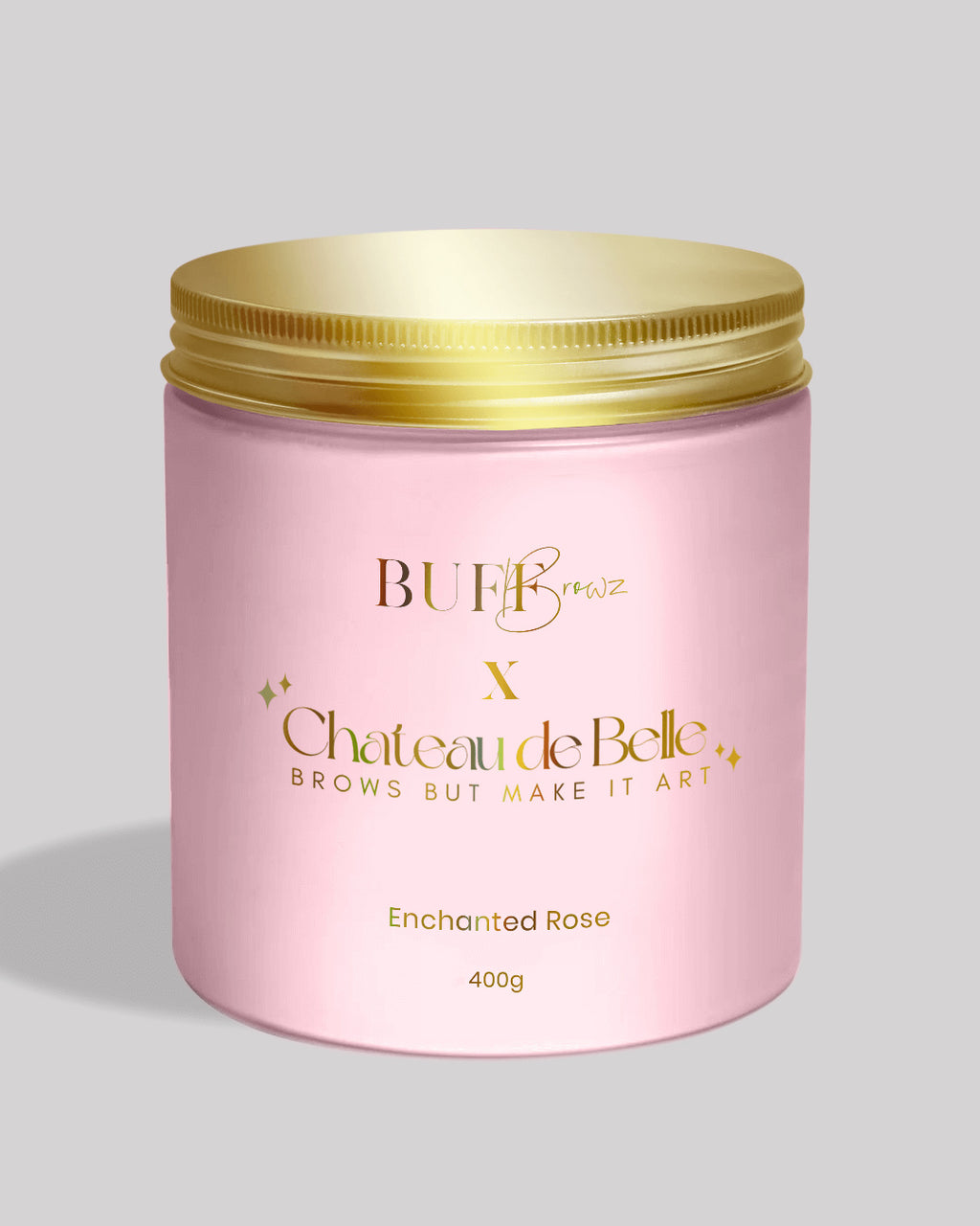 BUFF BROWZ X CHÂTEAU DE BELLE - "Wenkbrauwen Maar Maak Het Kunst" x Jelly Maskers - Volledige Collectie